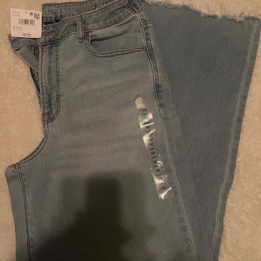 American Eagle Outfitters Light Wash Flare Jeans